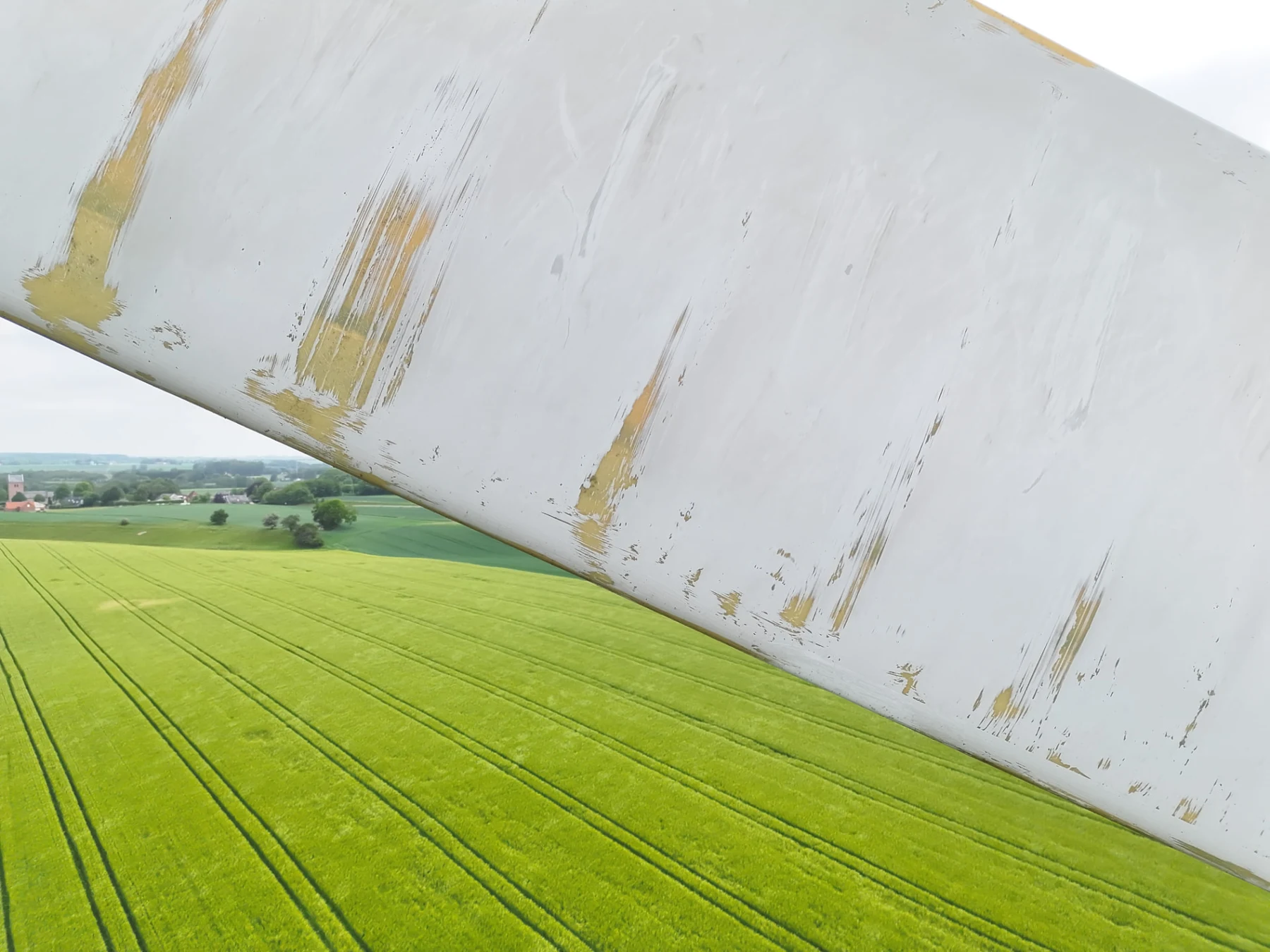 Coating loss on the blade surface
